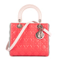 Dior - Lady Dior Medium Zippé - Rose