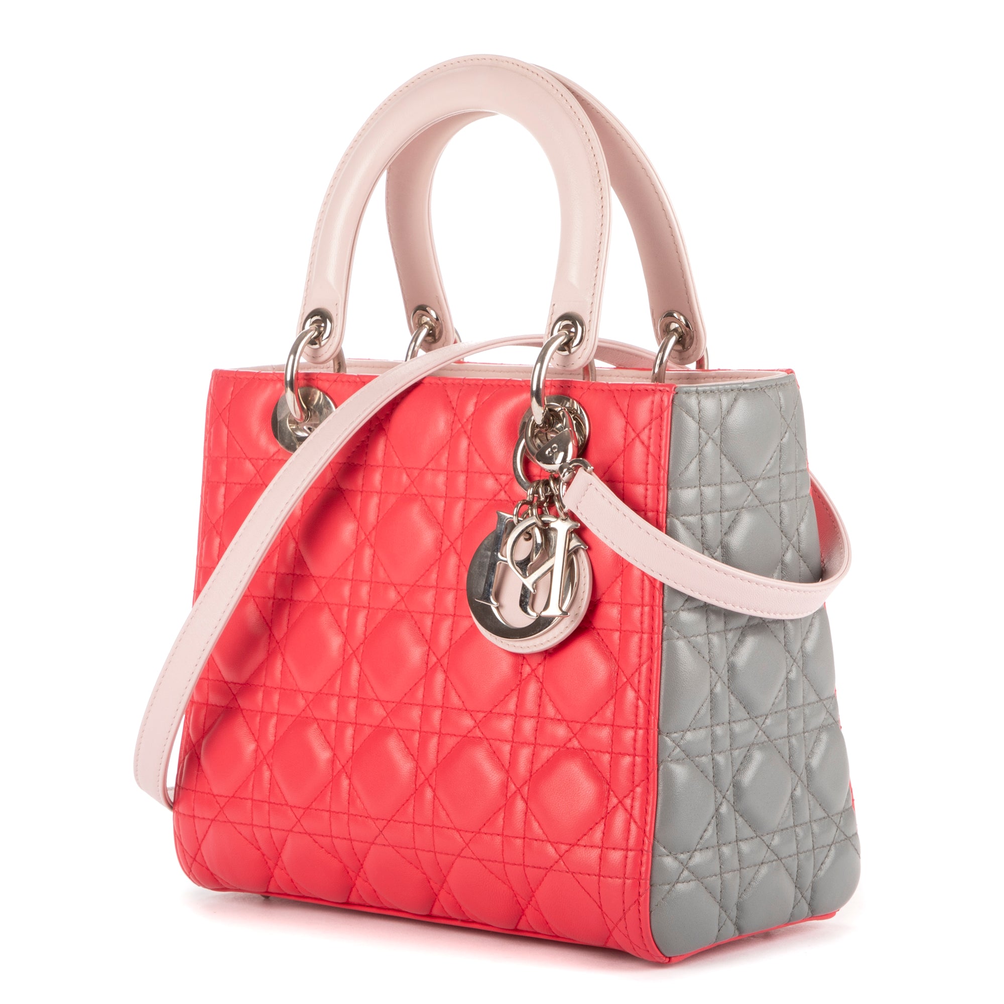 Dior - Lady Dior Medium Zippé - Rose