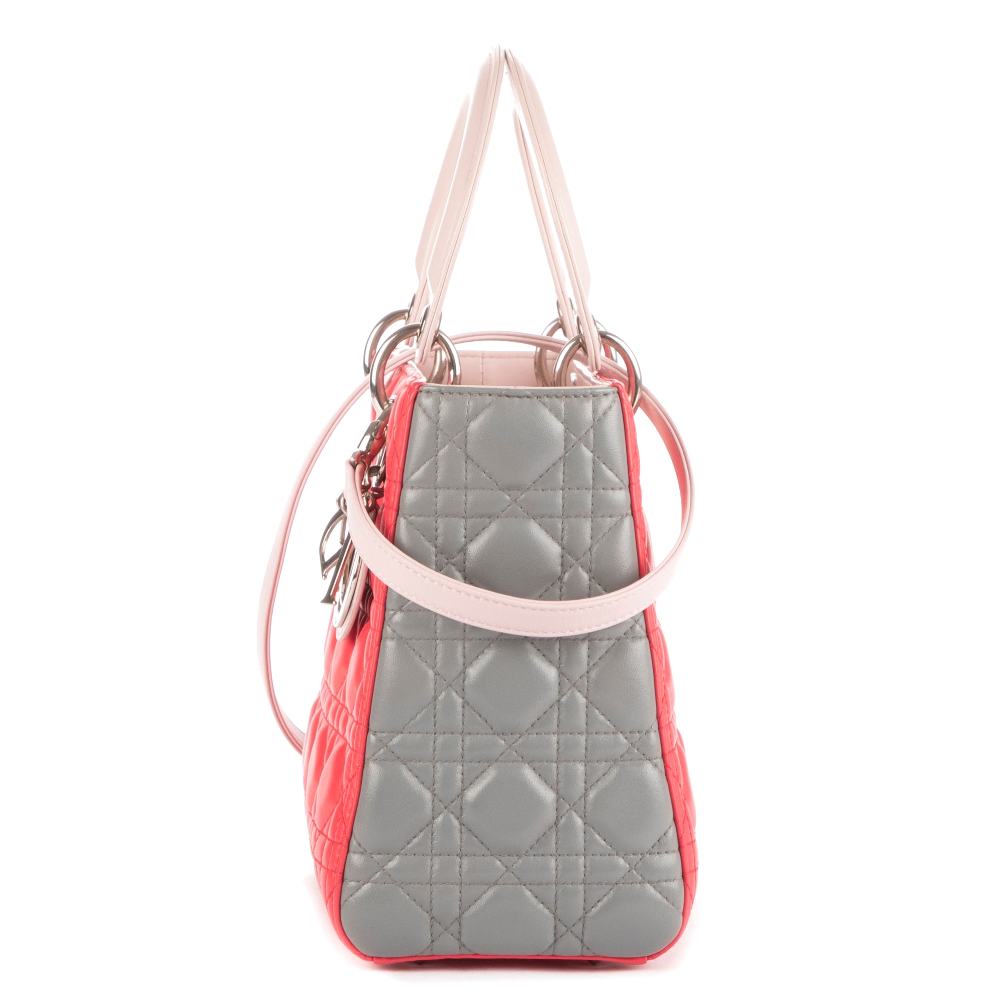 Dior - Lady Dior Medium Zippé - Rose