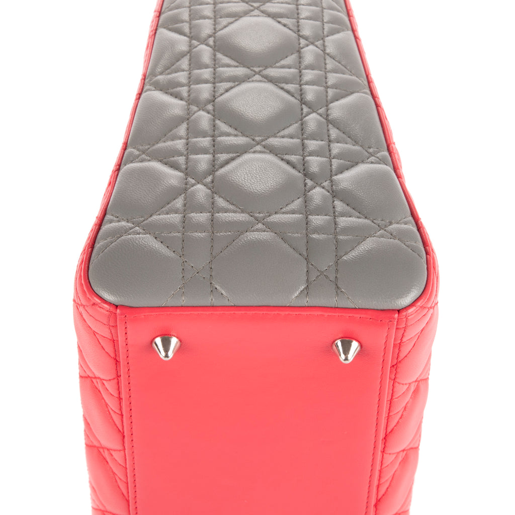 Dior - Lady Dior Medium Zippé - Rose