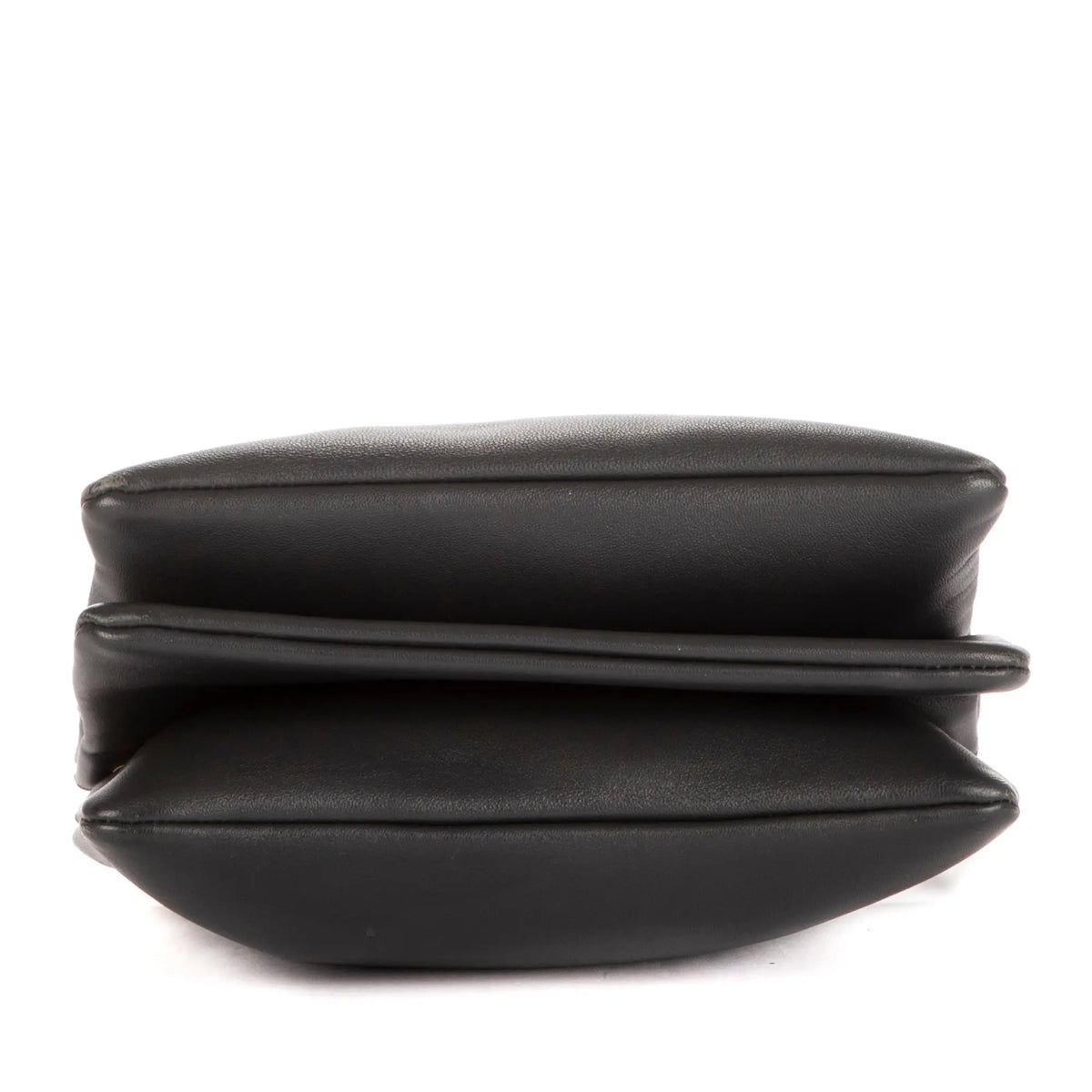 Bolso de hombro Trio pequeño de piel de becerro gris oscuro