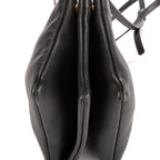 Bolso de hombro Trio pequeño de piel de becerro gris oscuro
