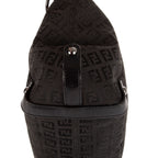 Shoulder Bag Shopping Tote Black Zucca Canvas