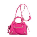 Bolso de mano Neo Classic Mini de piel de becerro fucsia