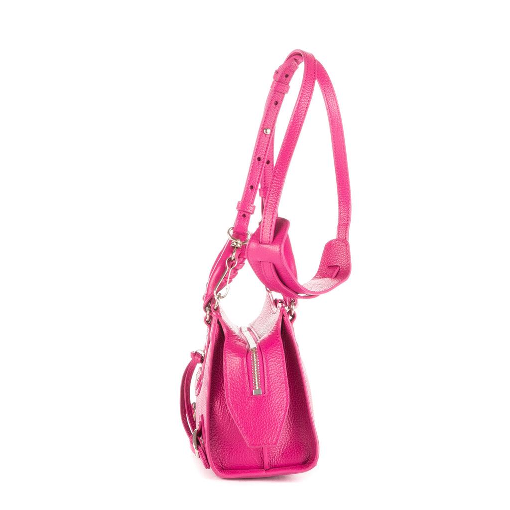 Bolso de mano Neo Classic Mini de piel de becerro fucsia