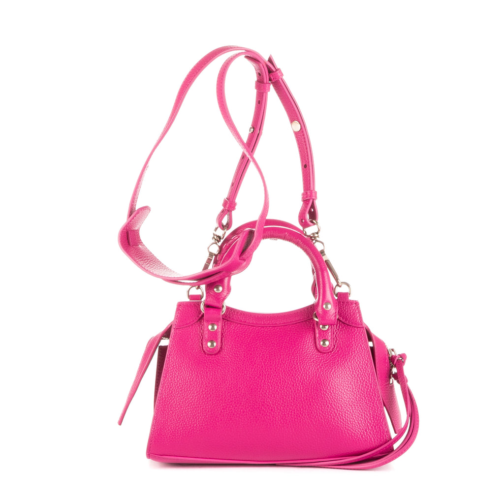 Bolso de mano Neo Classic Mini de piel de becerro fucsia