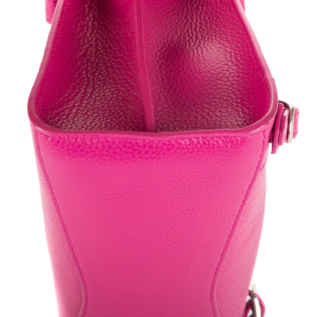 Bolso de mano Neo Classic Mini de piel de becerro fucsia