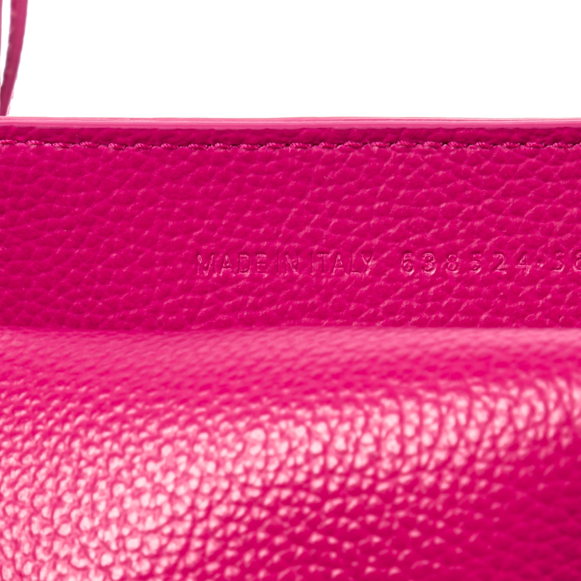 Handbag Neo Classic Mini Pink Calfskin Leather