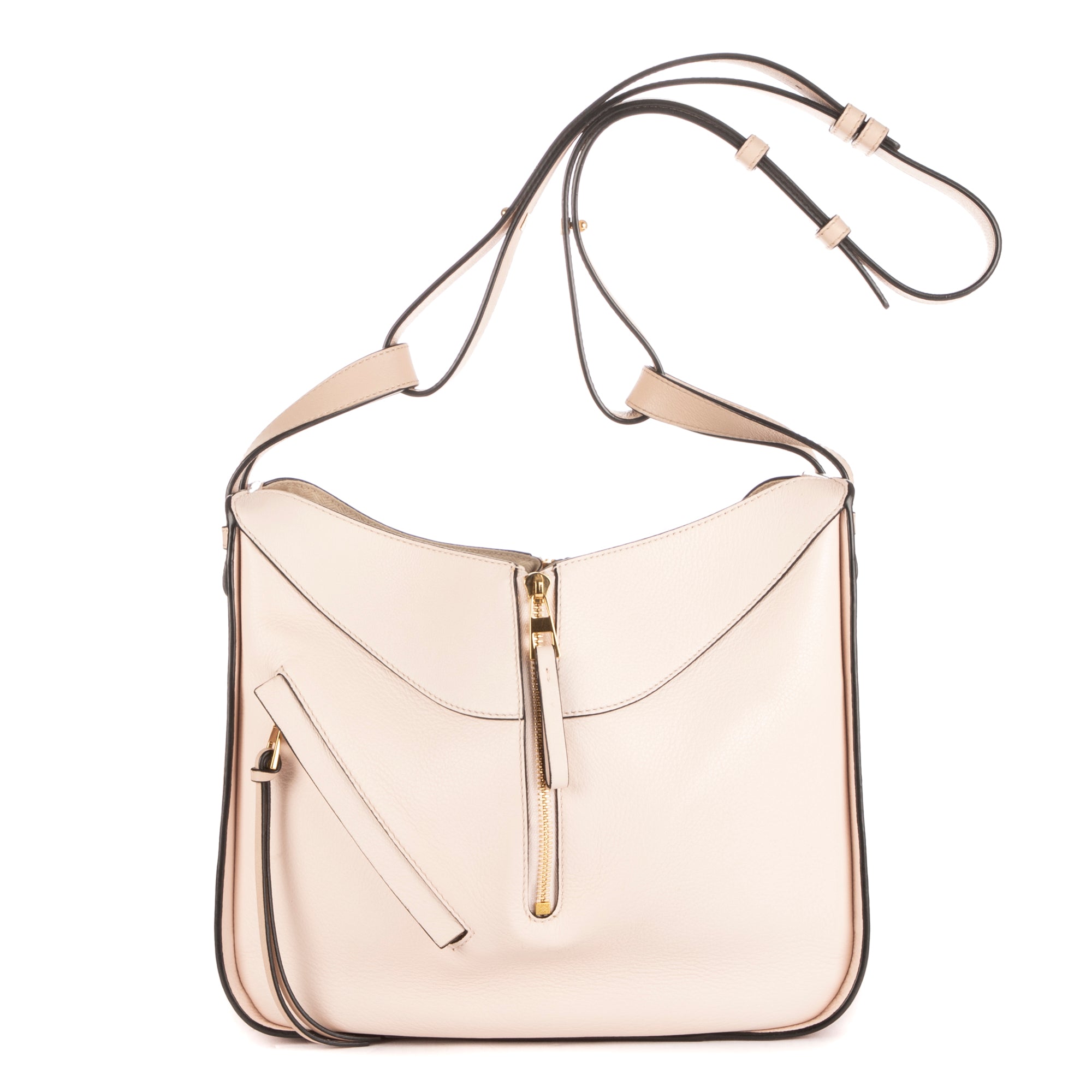 Shoulder Bag Hammock Pink Calfskin leather