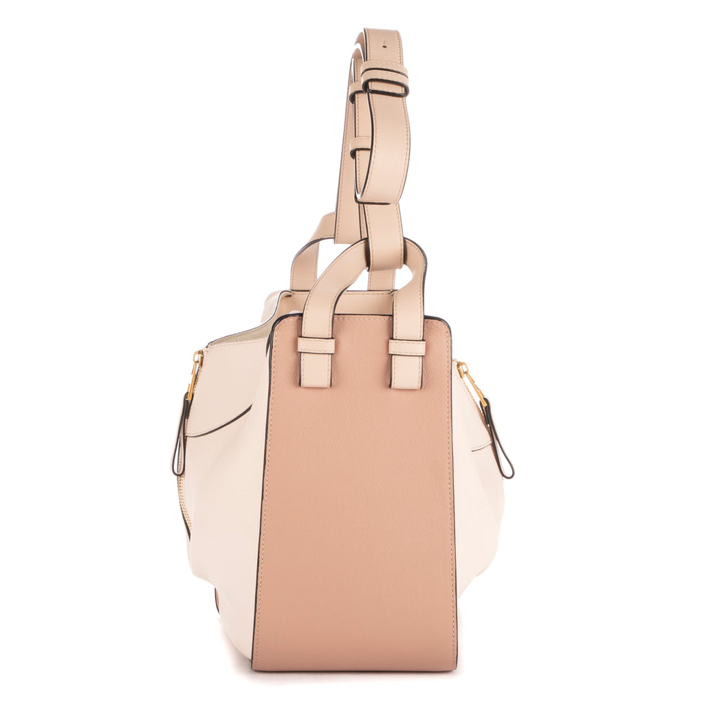 Shoulder Bag Hammock Pink Calfskin leather