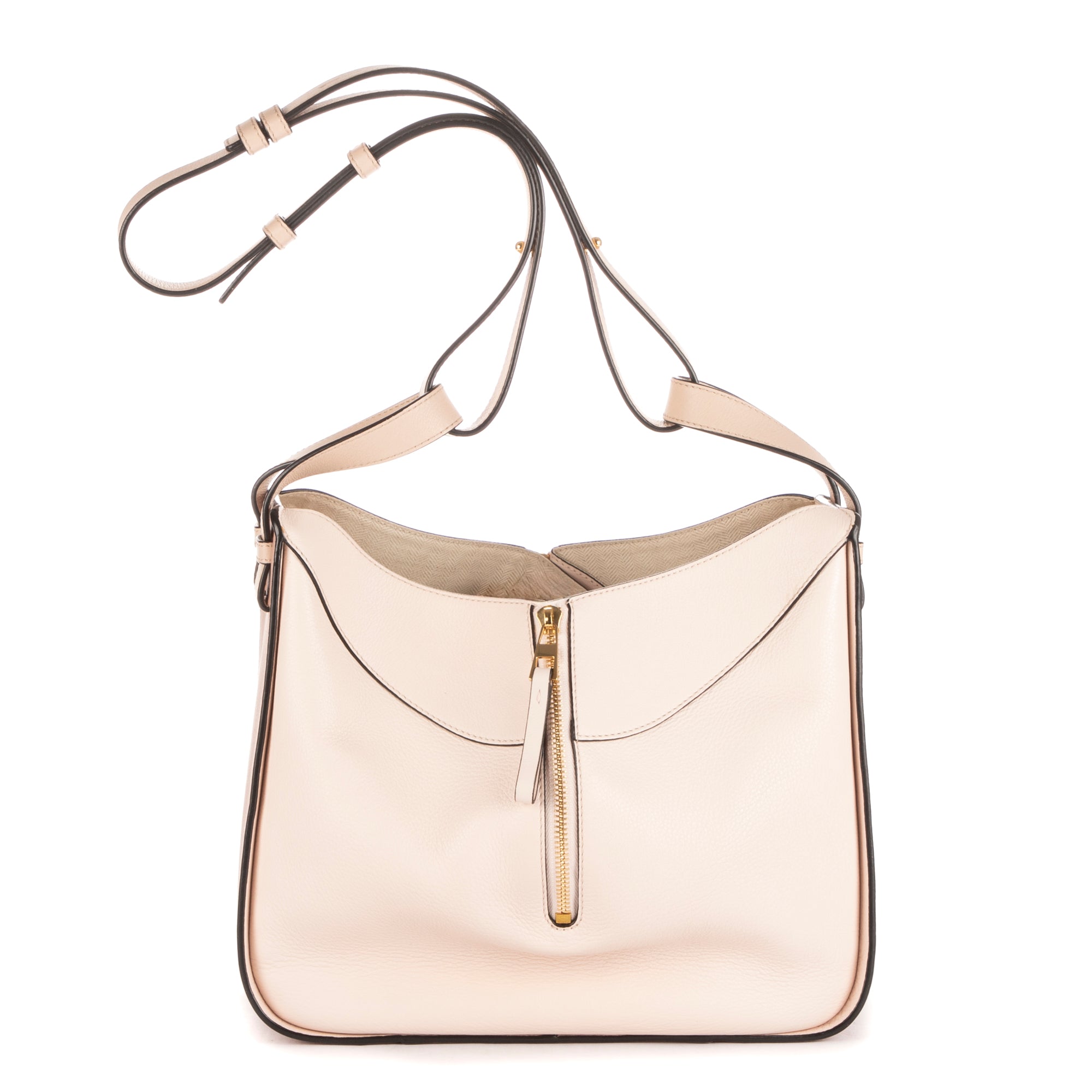 Shoulder Bag Hammock Pink Calfskin leather