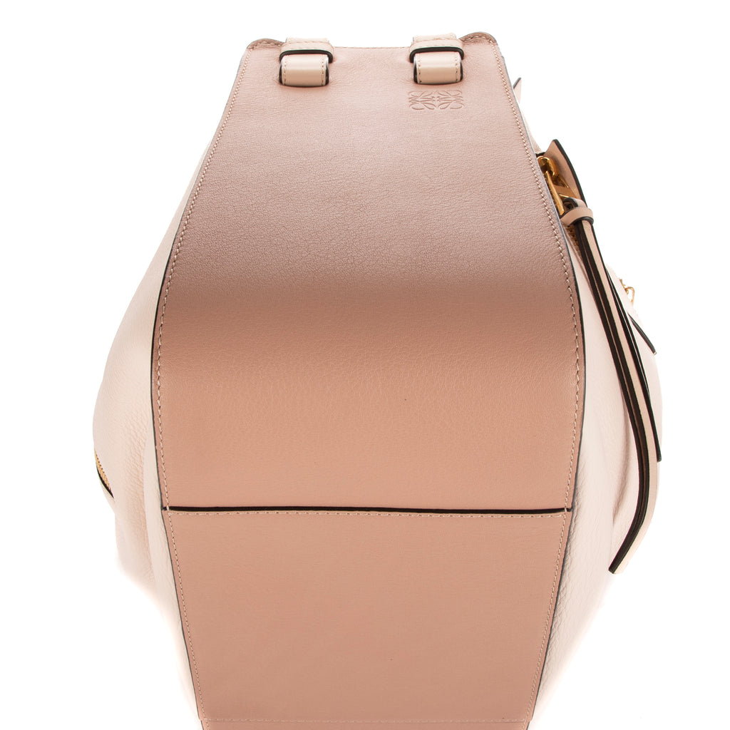 Shoulder Bag Hammock Pink Calfskin leather