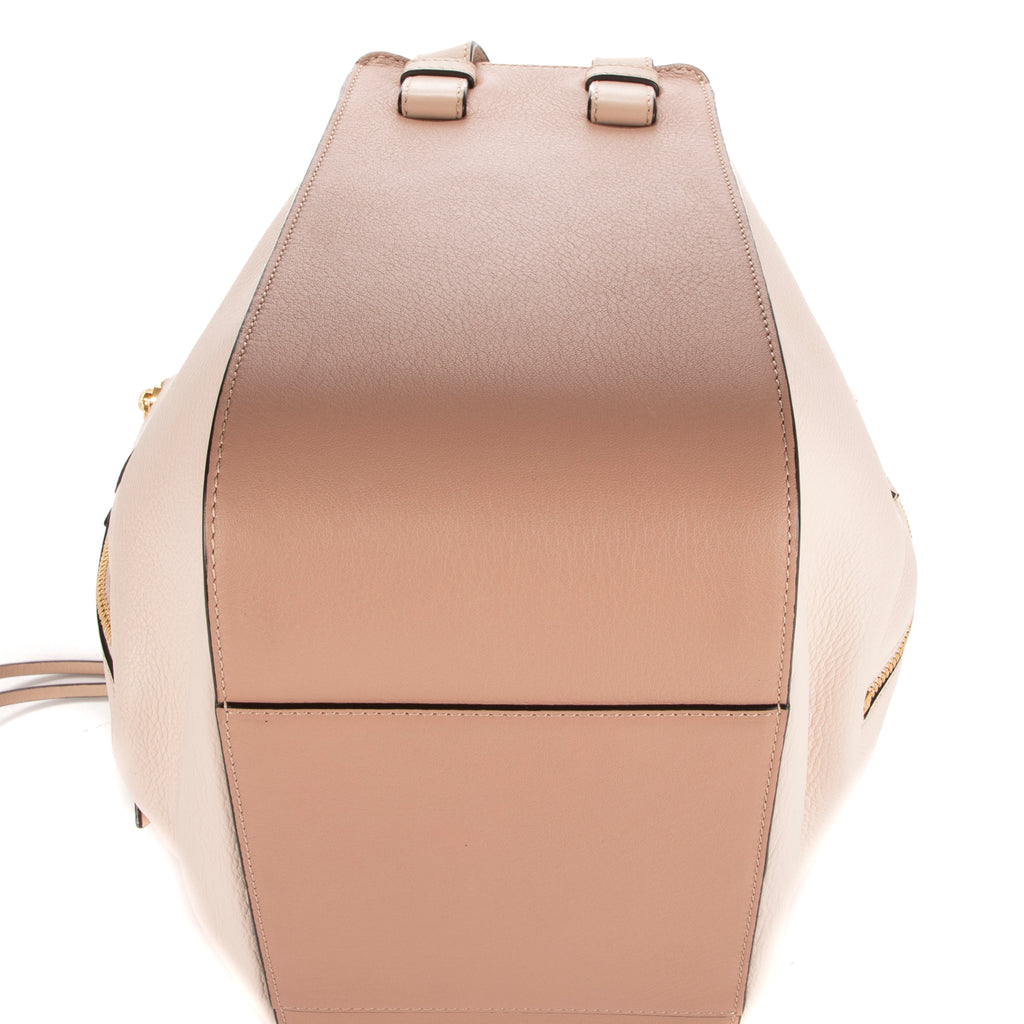 Shoulder Bag Hammock Pink Calfskin leather