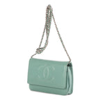 Shoulder Bag Classic Timeless Wallet on Chain Teal Blue CC Logo Caviar Leather