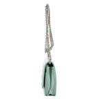 Shoulder Bag Classic Timeless Wallet on Chain Teal Blue CC Logo Caviar Leather