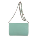 Shoulder Bag Classic Timeless Wallet on Chain Teal Blue CC Logo Caviar Leather