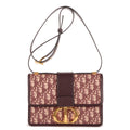 Sac Bandoulière Montaigne 30 Bordeaux Toile Diorissimo Oblique