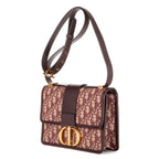 Sac Bandoulière Montaigne 30 Bordeaux Toile Diorissimo Oblique