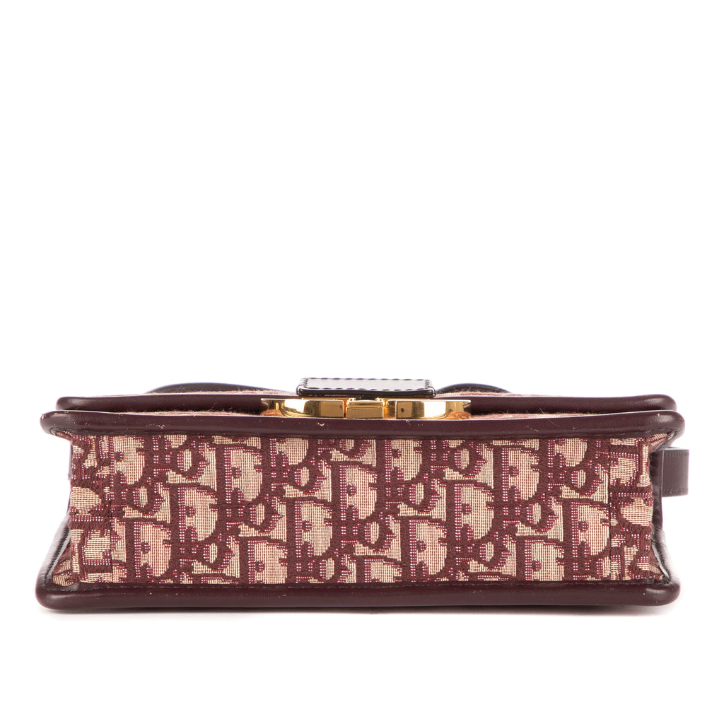 Sac Bandoulière Montaigne 30 Bordeaux Toile Diorissimo Oblique