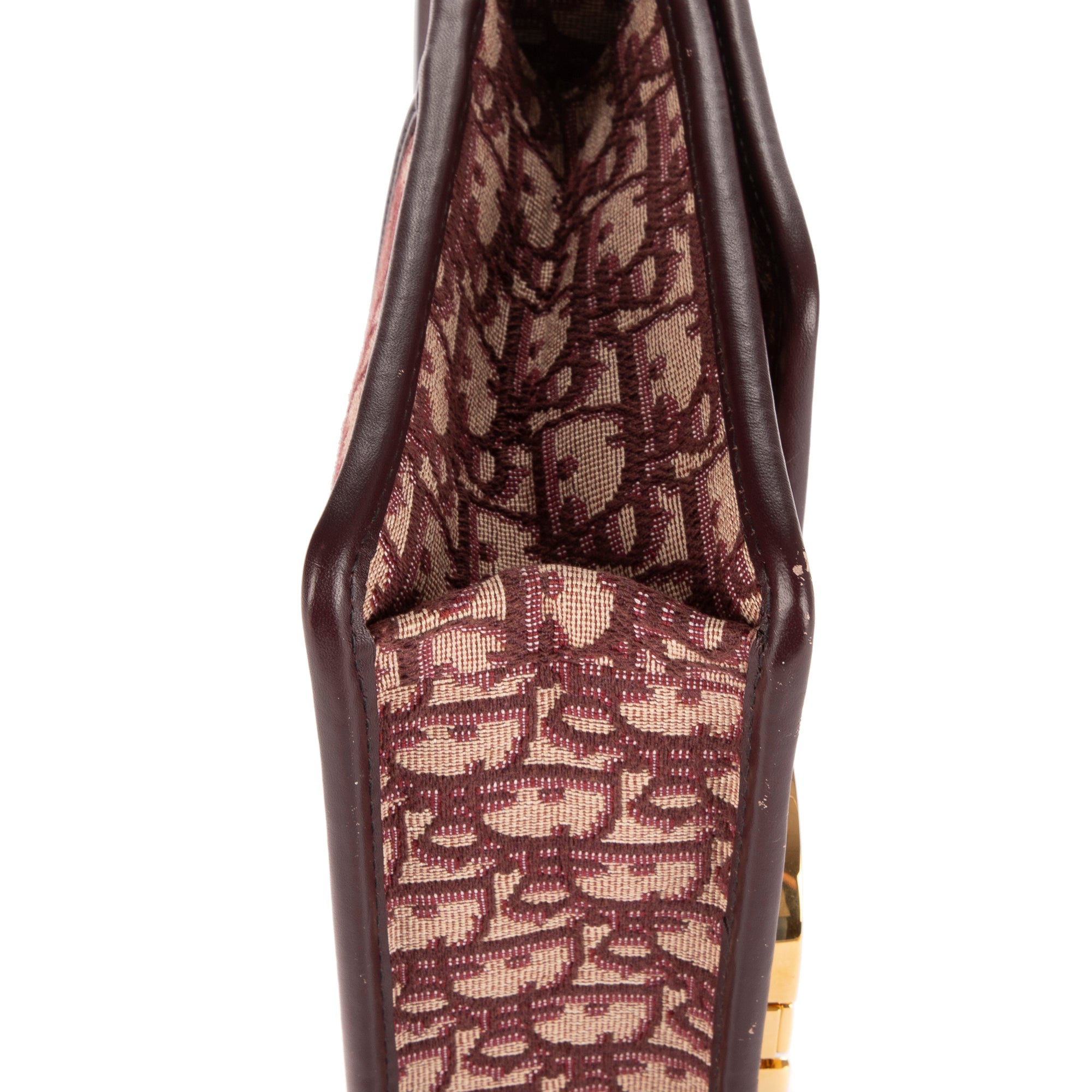 Sac Bandoulière Montaigne 30 Bordeaux Toile Diorissimo Oblique