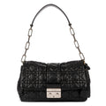 Shoulder Bag New Look Black Cannaged Leather