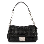 Shoulder Bag New Look Black Cannaged Leather