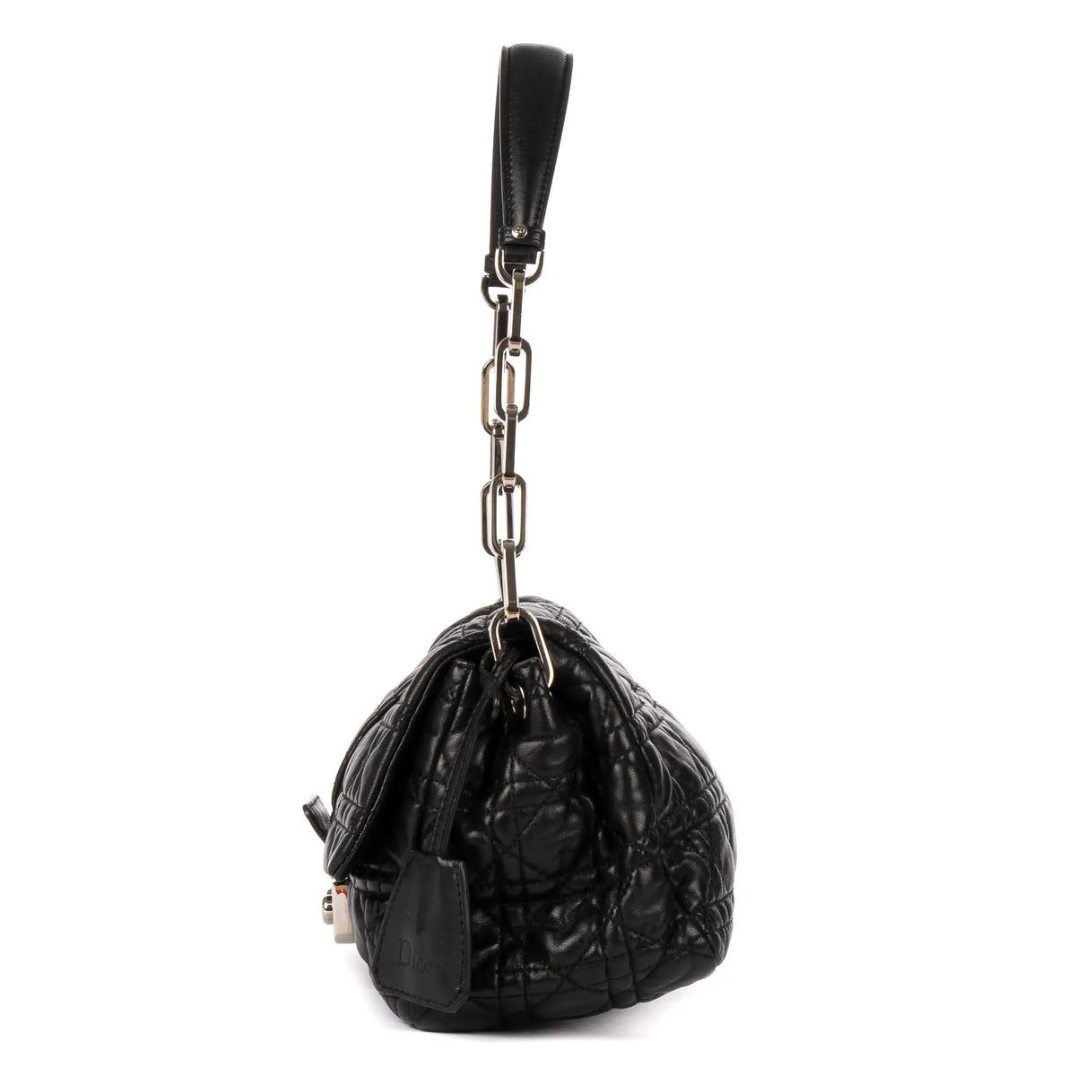 Shoulder Bag New Look Black Cannaged Leather
