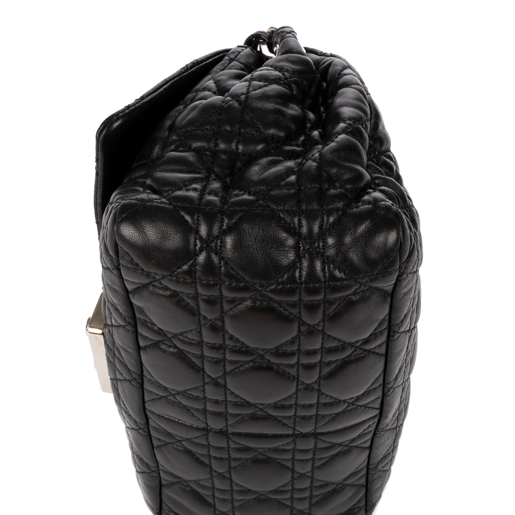 Bolso de hombro New Look de piel cannage negra