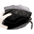 Bolso de hombro New Look de piel cannage negra