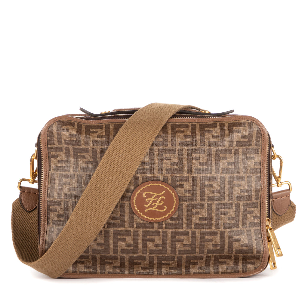 Sac de Voyage Petite Trousse de Voyage Souple en Toile Zucca Glacée Marron