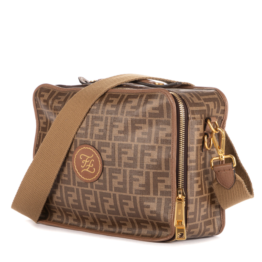 Sac de Voyage Petite Trousse de Voyage Souple en Toile Zucca Glacée Marron