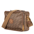 Sac de Voyage Petite Trousse de Voyage Souple en Toile Zucca Glacée Marron