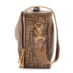 Sac de Voyage Petite Trousse de Voyage Souple en Toile Zucca Glacée Marron