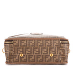 Sac de Voyage Petite Trousse de Voyage Souple en Toile Zucca Glacée Marron