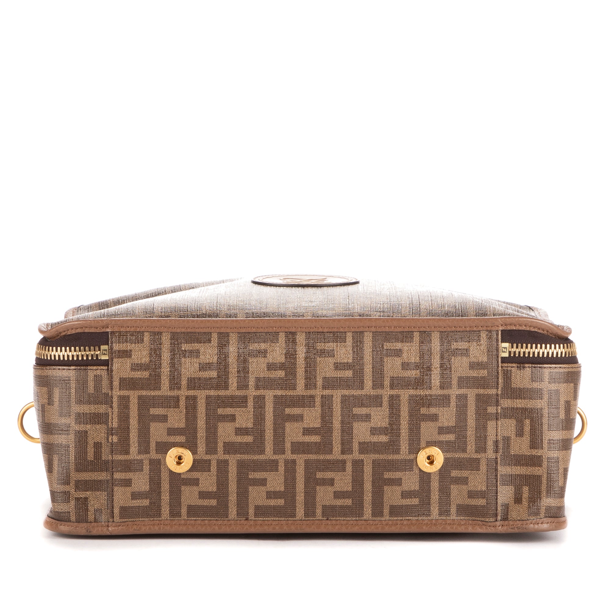 Sac de Voyage Petite Trousse de Voyage Souple en Toile Zucca Glacée Marron