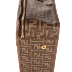 Sac de Voyage Petite Trousse de Voyage Souple en Toile Zucca Glacée Marron