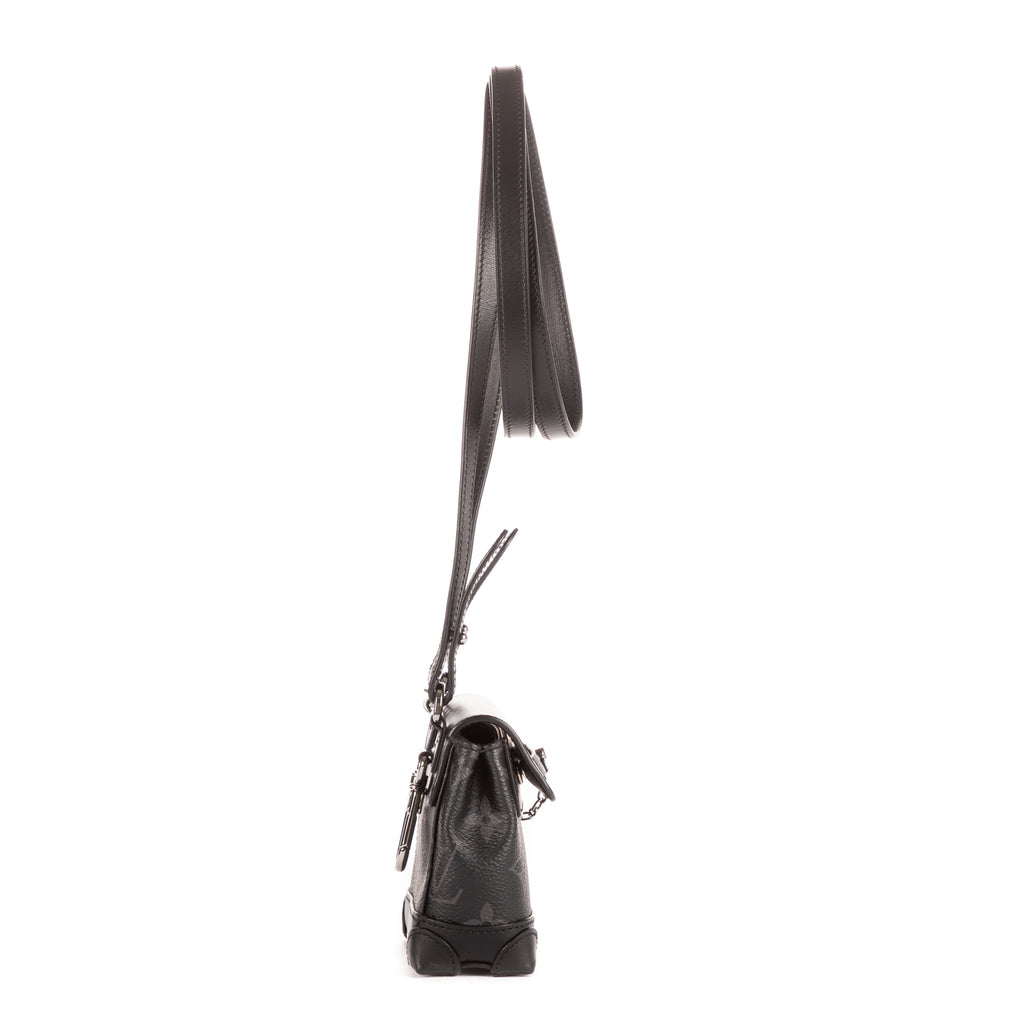 Bolso de mano mini Steamer bandolera Black Monogram Eclipse