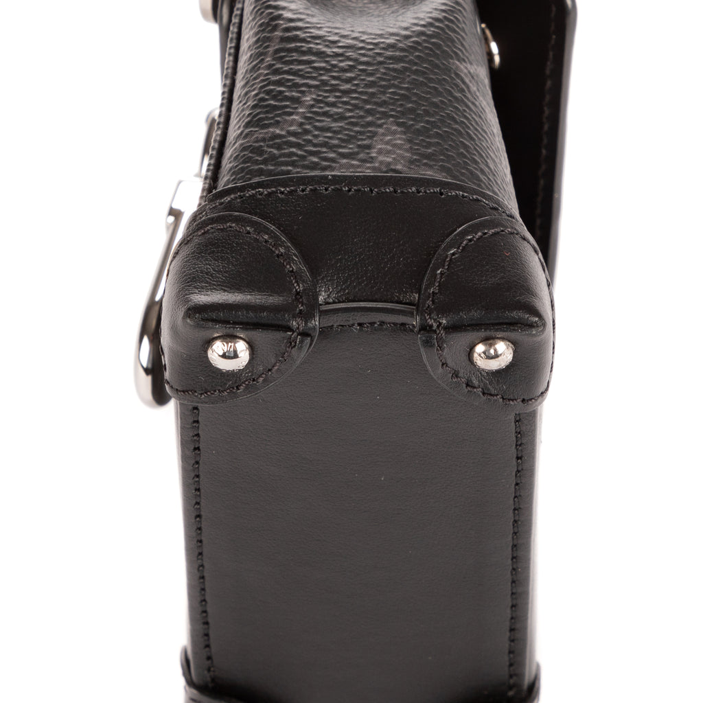 Bolso de mano mini Steamer bandolera Black Monogram Eclipse