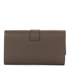 Clutch Classic Y Line Clutch Taupe Calfskin Leather