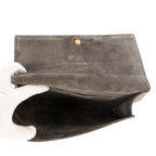 Clutch Classic Y Line Clutch Taupe Calfskin Leather