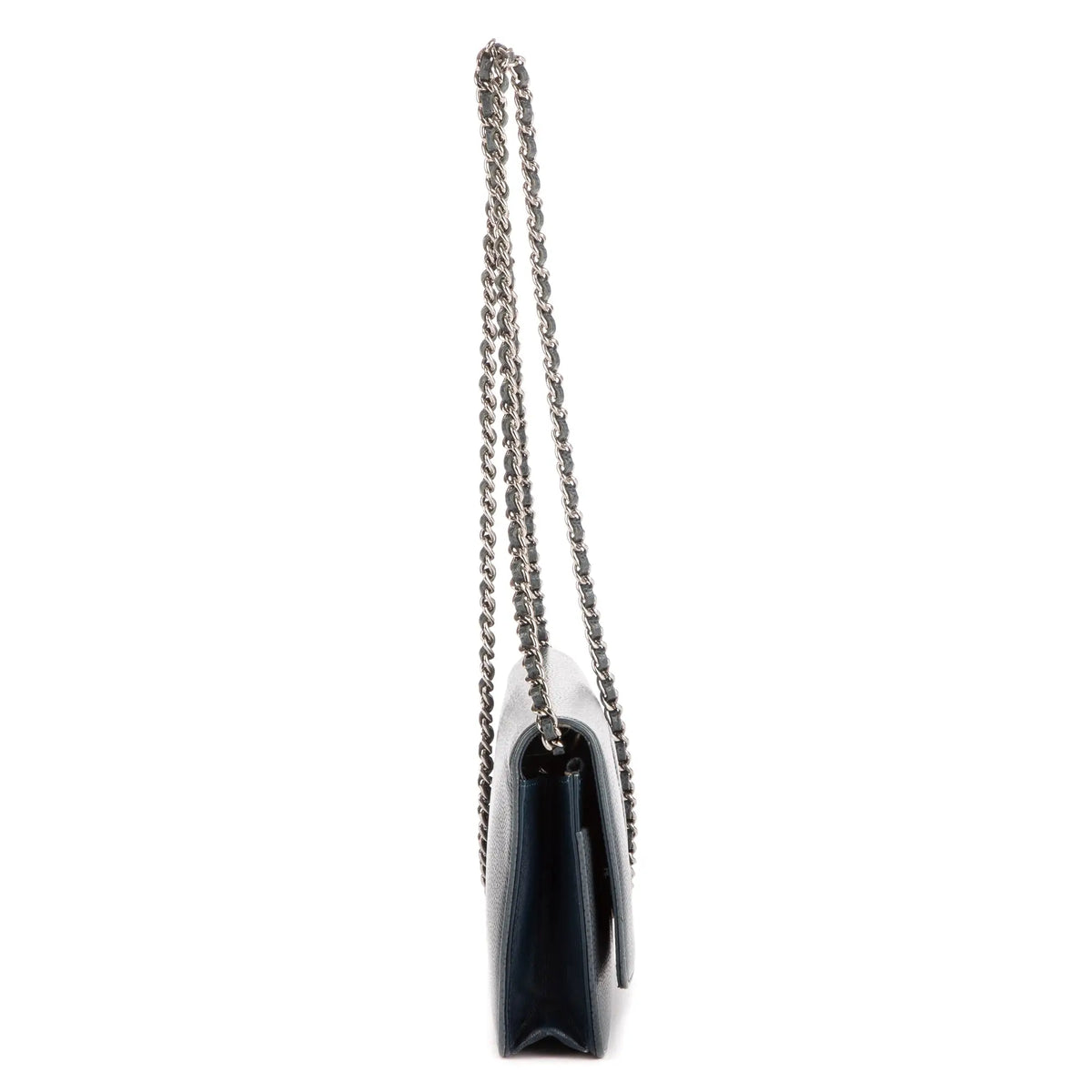 Shoulder Bag Classic Timeless Wallet on Chain Blue Logo Caviar Leather
