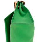 Shoulder Bag Herbag Zip 31 Green Toile Officier/Barenia Leather