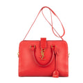 Bolso de mano clásico Cabas de piel de becerro roja