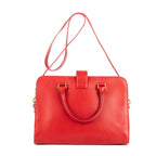 Bolso de mano clásico Cabas de piel de becerro roja