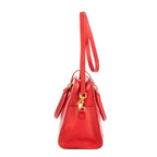Bolso de mano clásico Cabas de piel de becerro roja