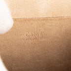 Bolso de hombro Nile Top Handle Piel de becerro beige