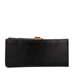 Handbag Small Hourglass Top Handle Black Calfskin Leather
