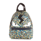 Mochila de monstruo Mochila azul de lona de nailon