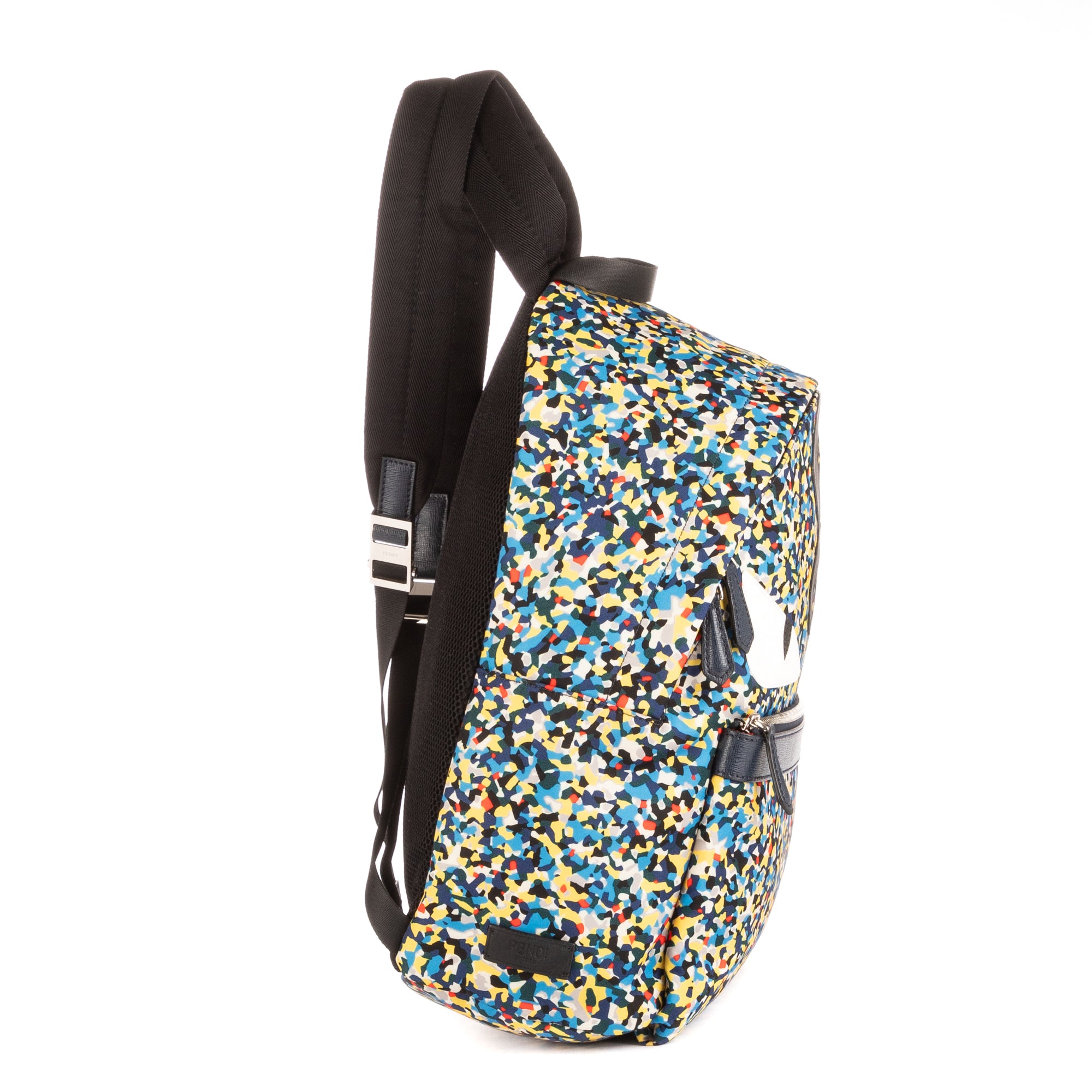 Backpack Monster Backpack Blue Nylon Canvas