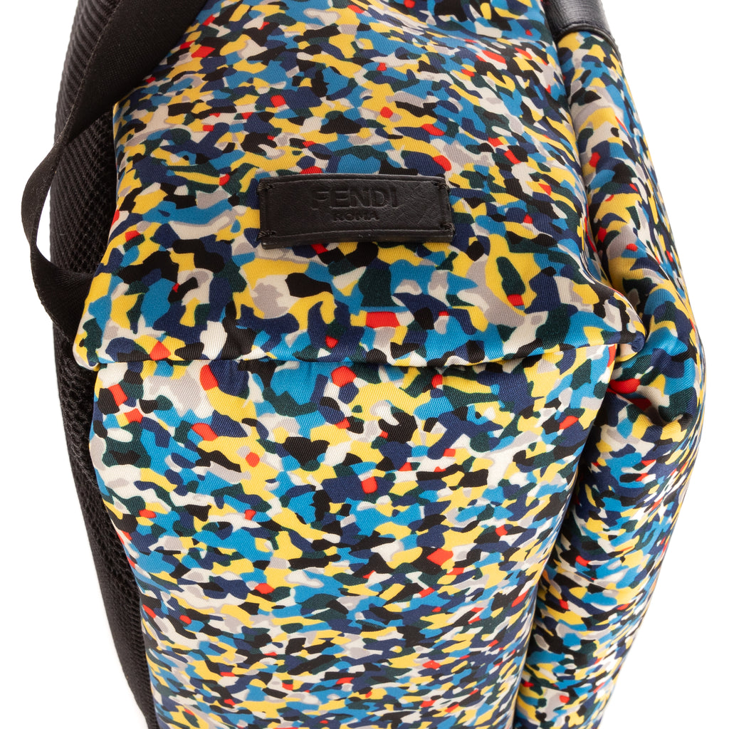 Mochila de monstruo Mochila azul de lona de nailon